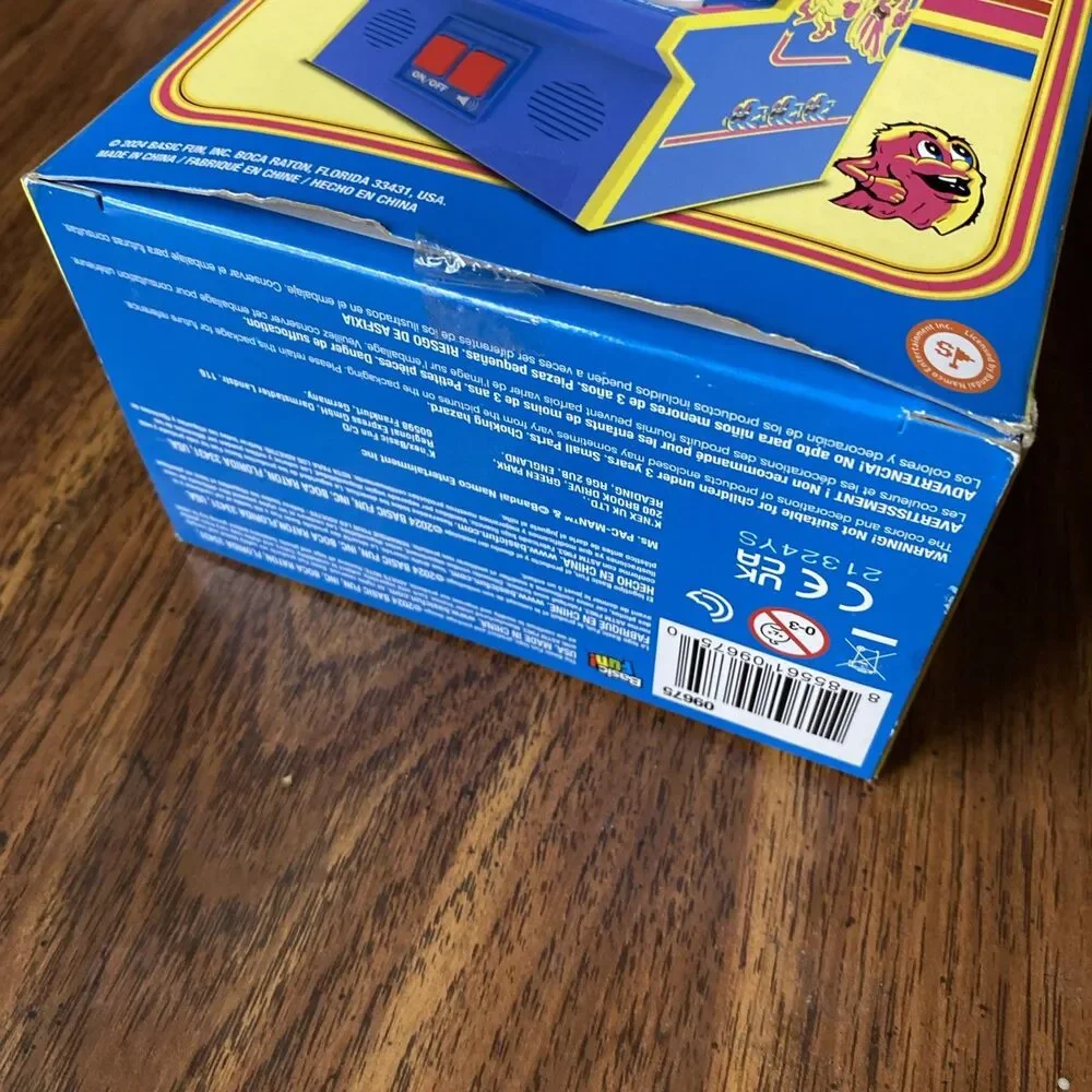 Arcade Classics Ms. Pac-Man Mini Retro Arcade Game 2024 Basic Fun New